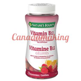 Nature's Bounty Vitamin B12 Gummies 75 gummies