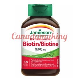 Jamieson Biotin 10,000 mcg 120 softgels