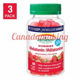 Jamieson Melatonin Gummies 3 x 60 gummies