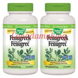 Nature’s Way Fenugreek Seed 610mg - 2 x 180 capsules