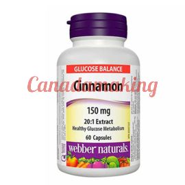 webber naturals Cinnamon Extract 150 mg 60 caps