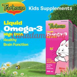 Treehouse Liquid Omega-3 High DHA Lemon Meringue Flavour 2 x 165 ml