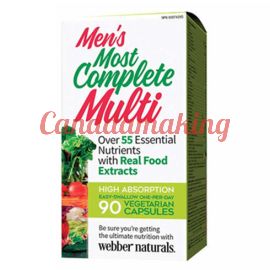 webber naturals Men’s Most Complete Multi 90 vegetarian caps