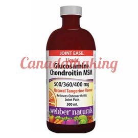 webber naturals Glucosamine Chondroitin MSM 500/360/400 mg 500 ml